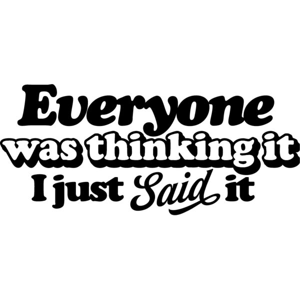 Everyone was thinking it Thumbnail